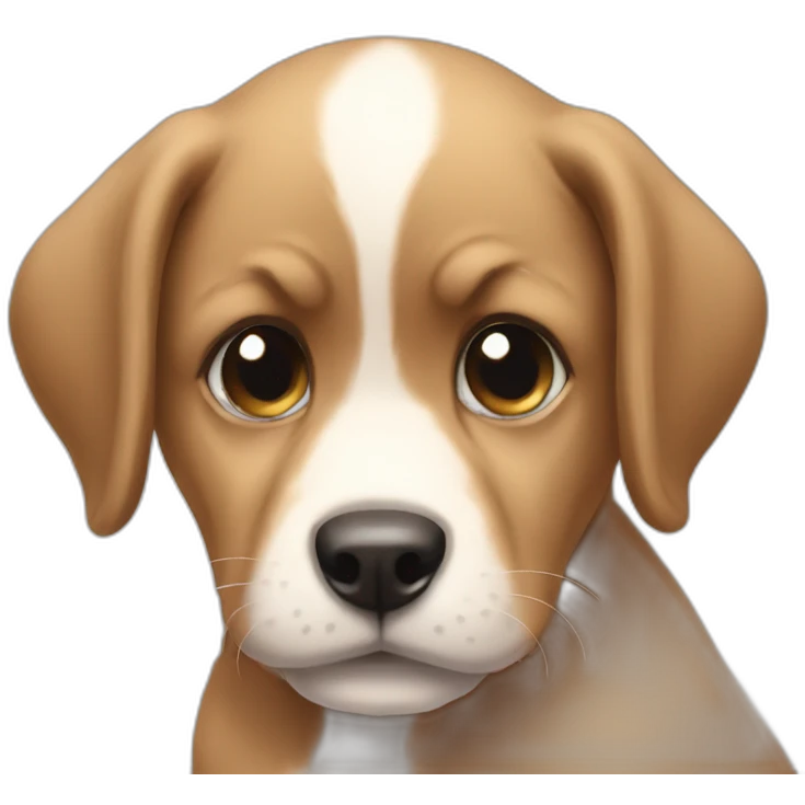 Agressive puppy emoji