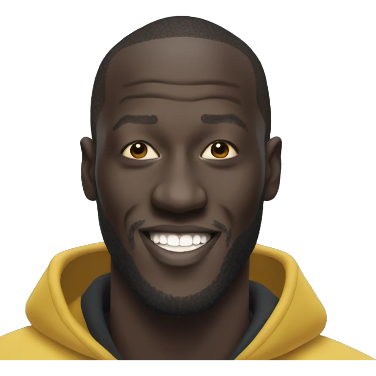 Stormzy smiling emoji