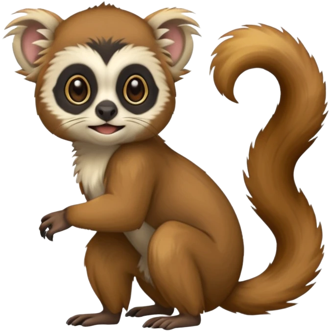 Cacomistl-Tamarin-Lemur-hybrid (full body) emoji