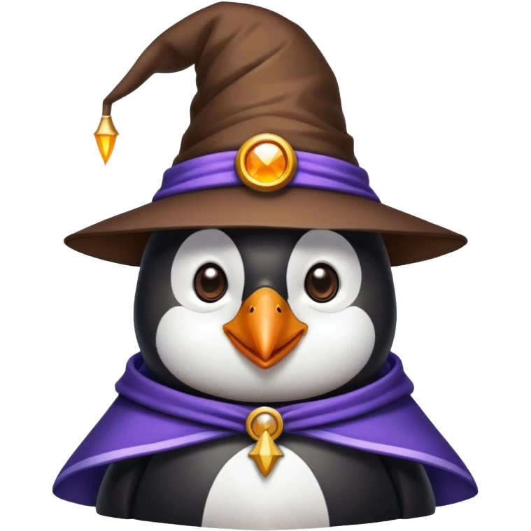 penguin wizard emoji
