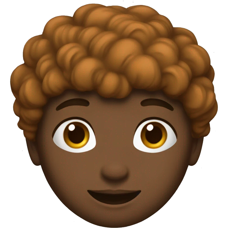 garçon de couleur marron  emoji