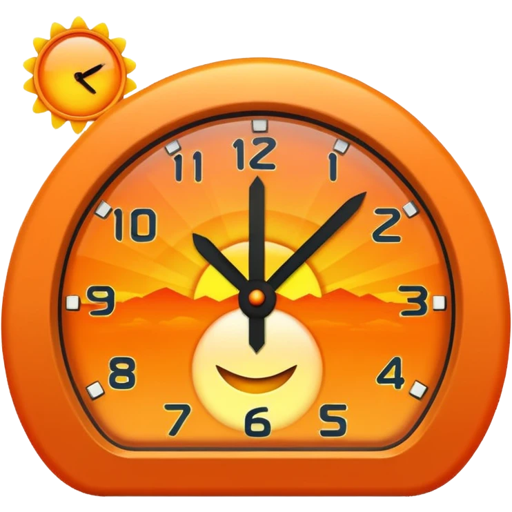 sunrise alarm emoji