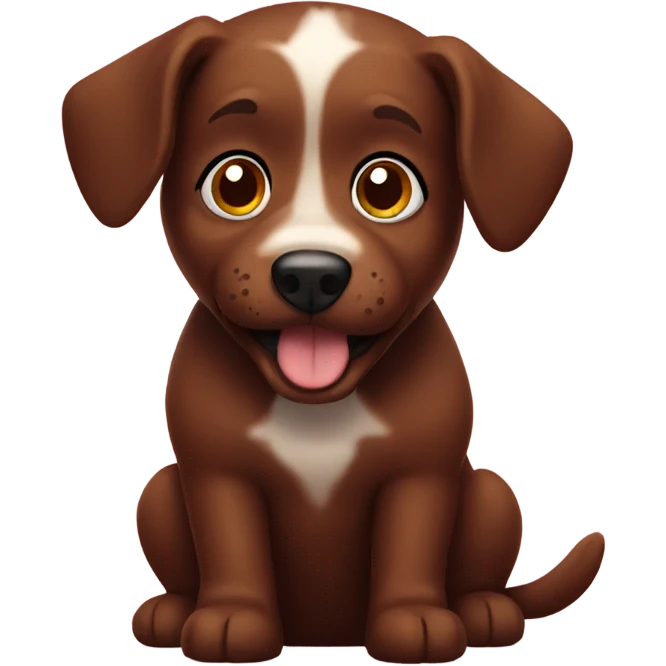 Brownie dog  emoji