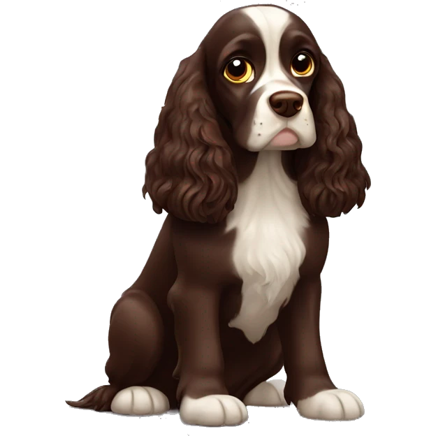 chocolate Russian spaniel  emoji