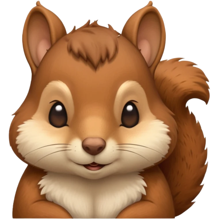 sleepy squirrel eyes closed emoji
