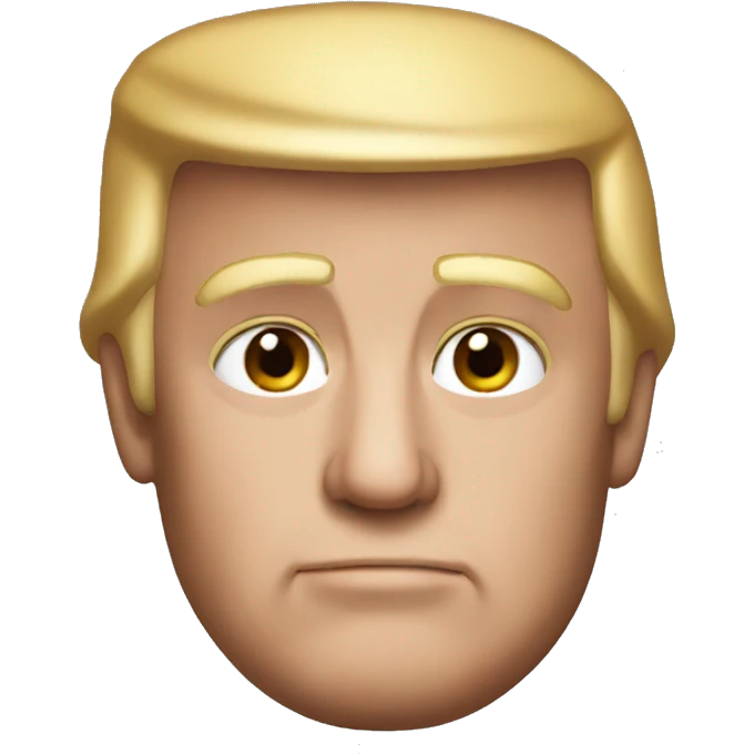 Donald trump realistic emoji