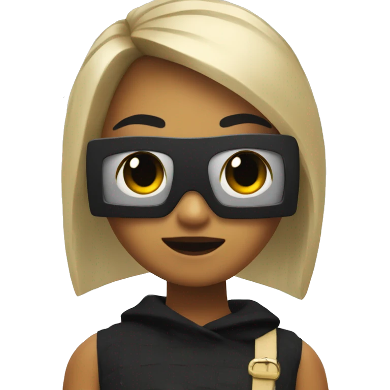 roblox girl with black bar over her eyes emoji