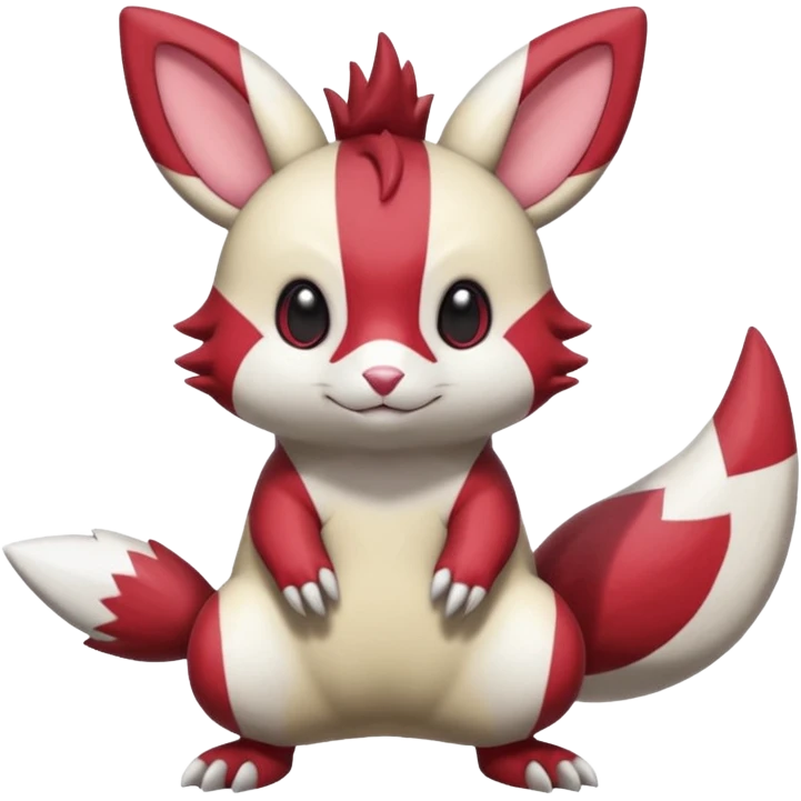 Shiny Furret-Minccino-Zangoose-Hybrid (Full body) emoji