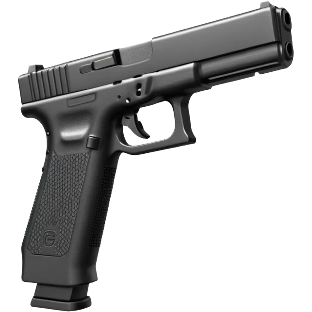 Glock 17 with an extended magazine emoji