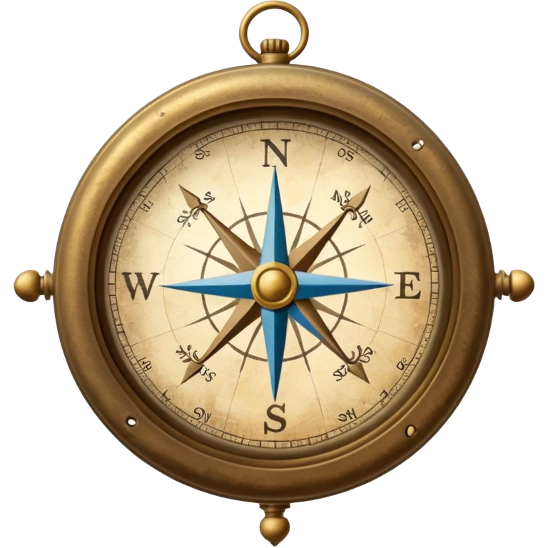 road trip, map and compass emoji