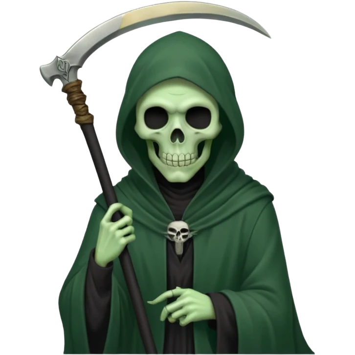 Contemplting reaper in the same form as Evil Kermit's Do It meme emoji