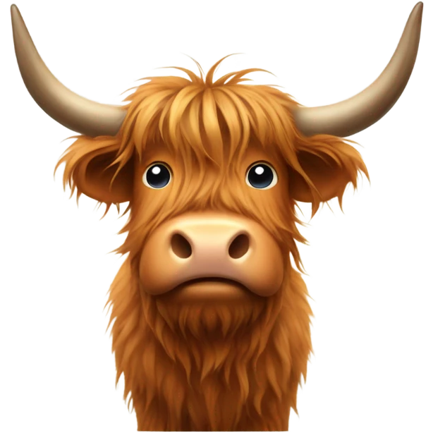 Highland cow emoji