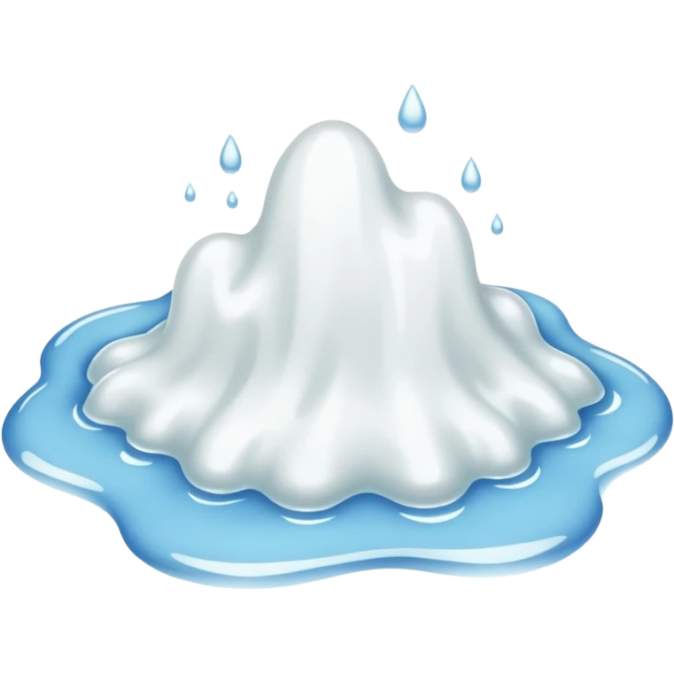 white goo emoji