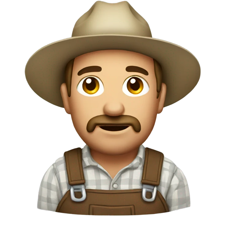 Lazy farmer emoji