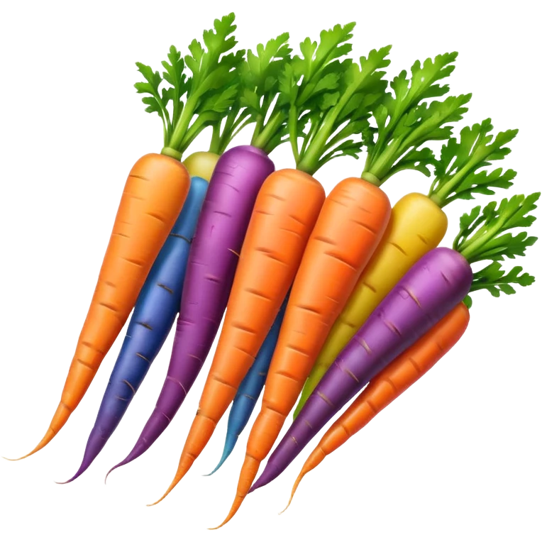 Rainbow carrots  emoji