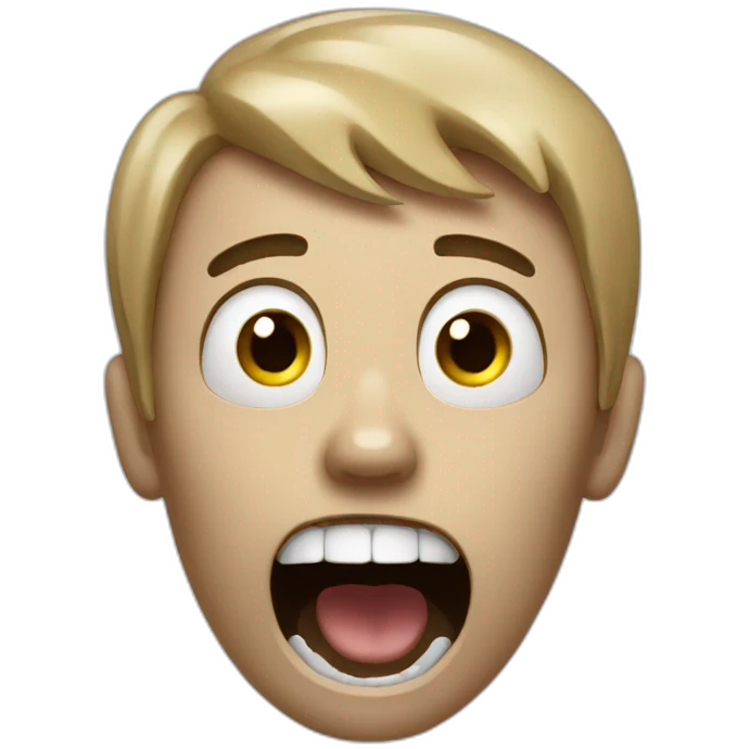 Scream emoji