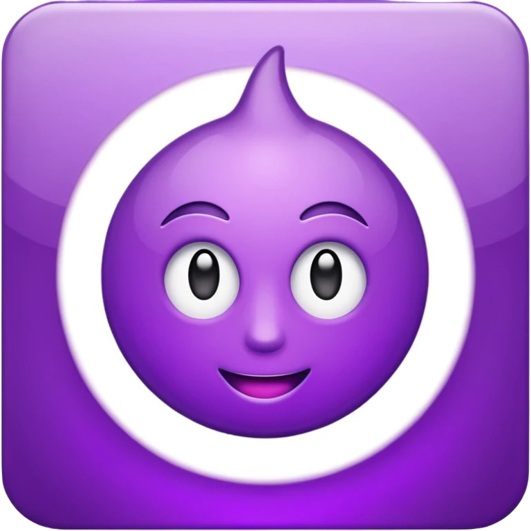 Um relâmpago roxo. emoji
