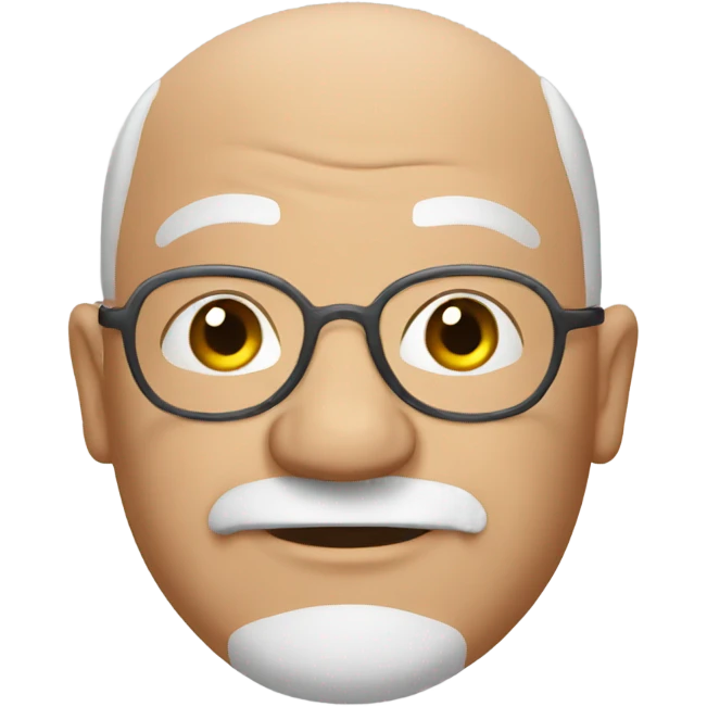 Fat bald grandpa emoji