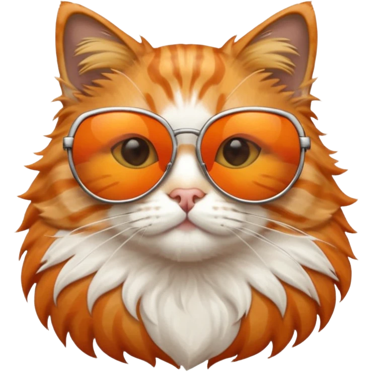 Cat wearing sunglasses emoji