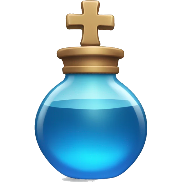 holy blue potion emoji