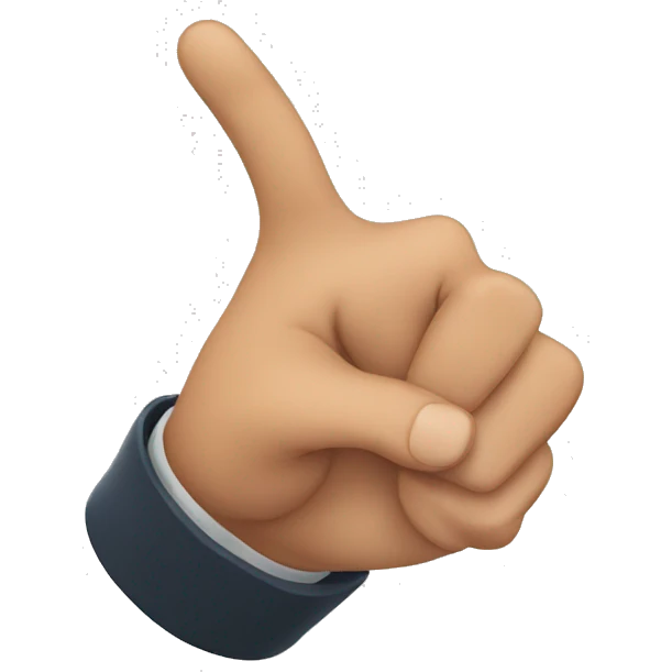 finger pointing me emoji