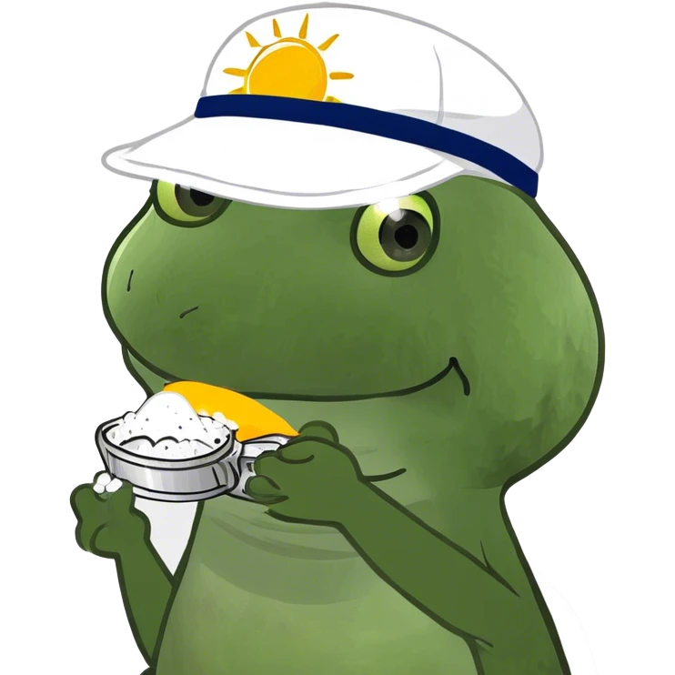 Smiling person smelling salt emoji
