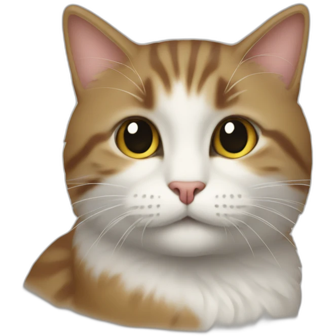 Un chat sur de leau emoji