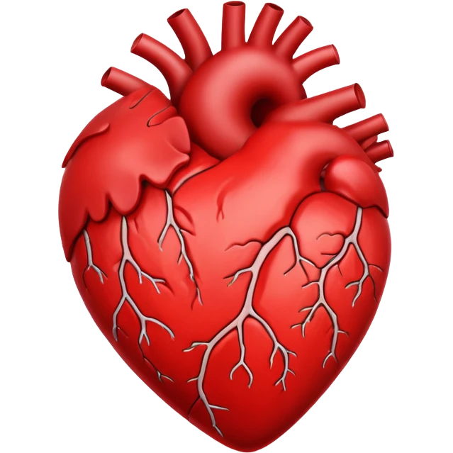 red beating heart emoji