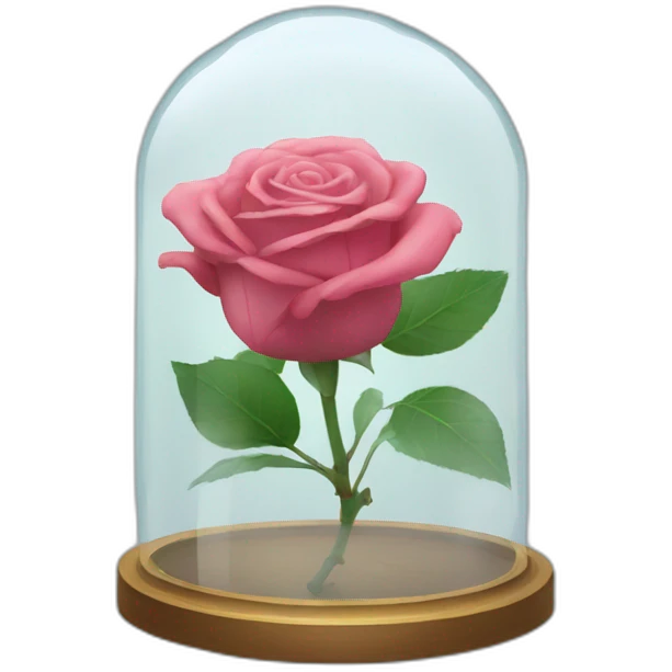 rose under glass emoji