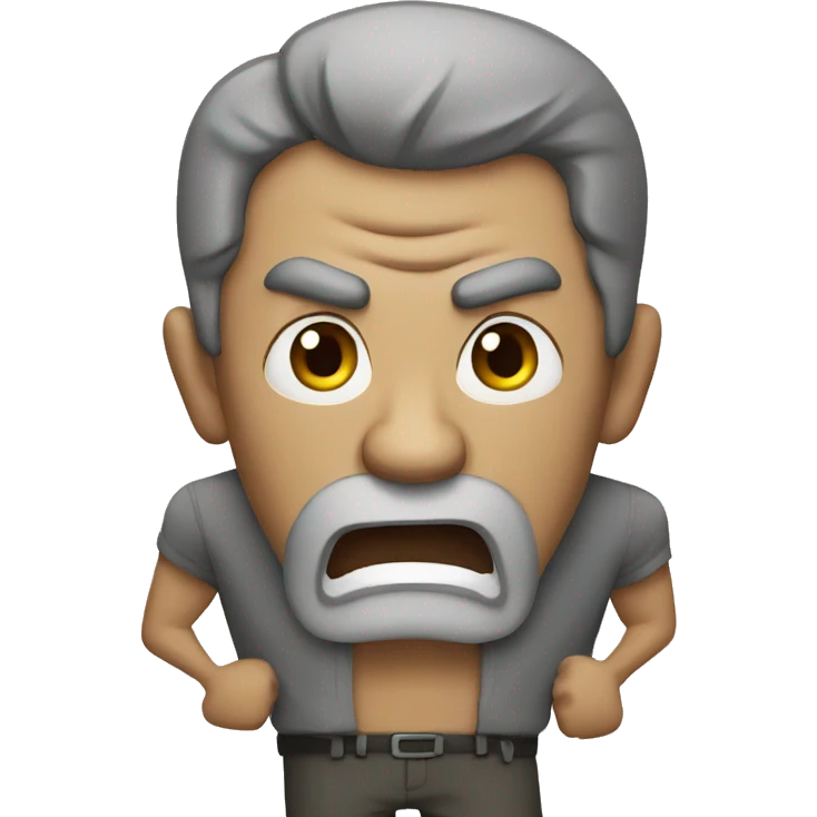 Angry men emoji