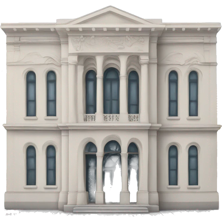 Building with architectural details emoji