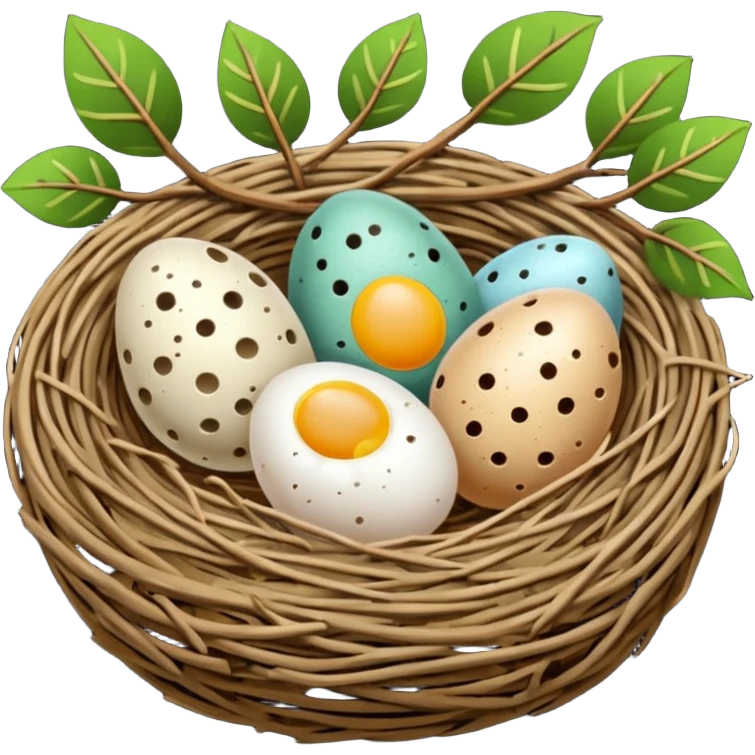 bird nest emoji