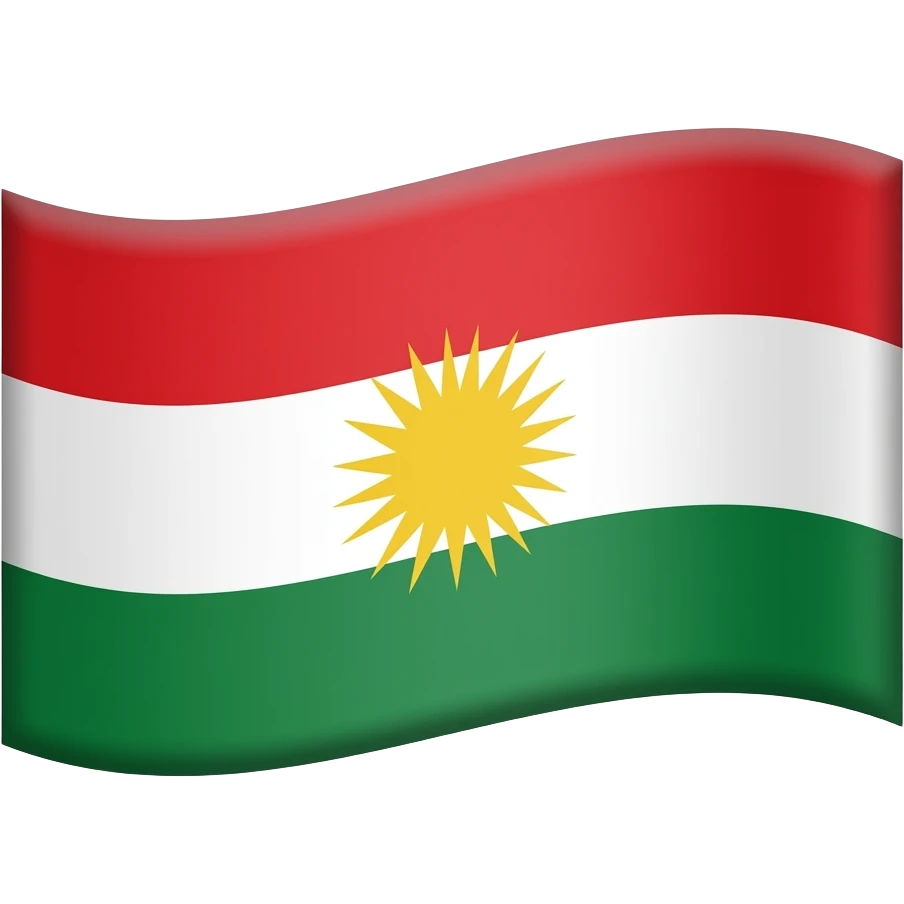 Drapeau Kurdistan emoji