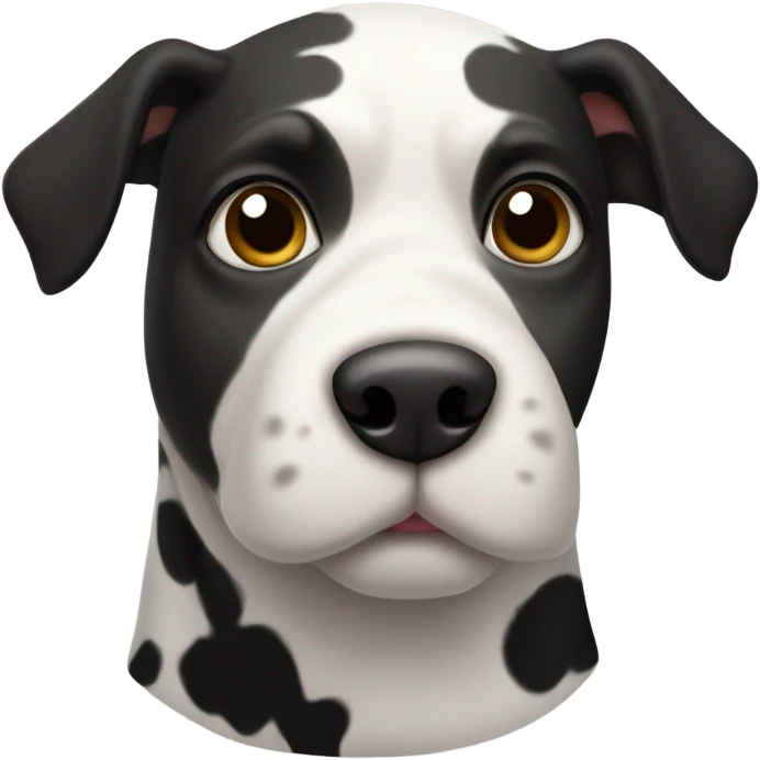 Fat cow dog emoji
