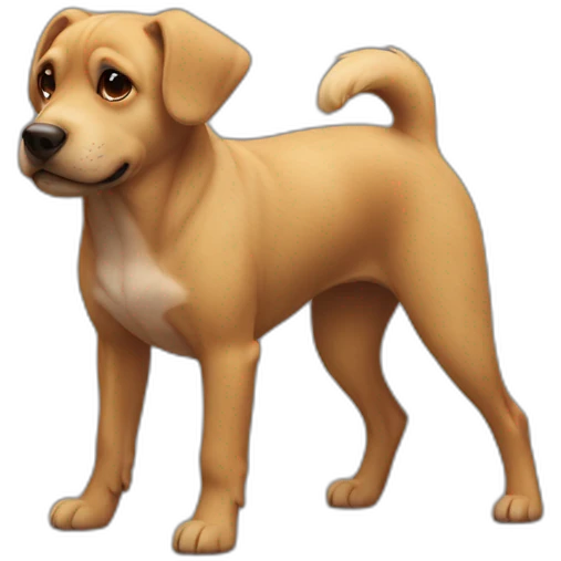 Dog booty emoji