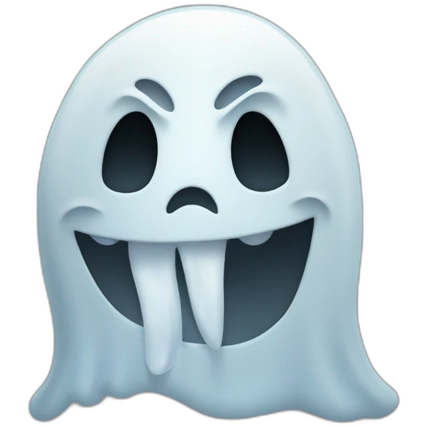 Ghost face emoji