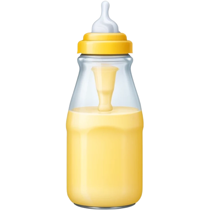 baby Milk bottle yellow emoji