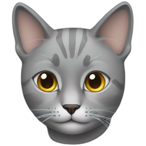 Grey Cat wearing a sweatshirt  emoji