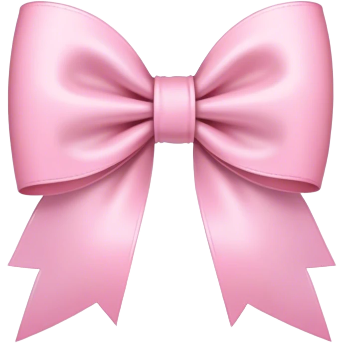 Light pink bows emoji