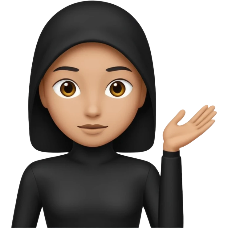 black costume emoji
