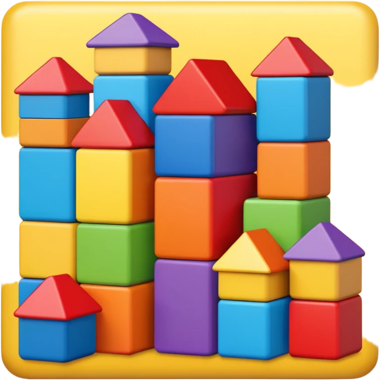 Toy Block Homes emoji