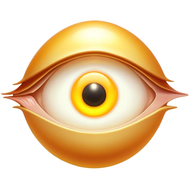 Glowing chicken and egg yolk emitting golden rays toward an ethereal eye and a section of regenerating skin. The eye brightens as the light touches it, while the skin shows visible renewal with a warm golden glow, illustrating vitamin A benefits. emoji