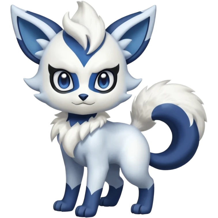 Meowstic-Absol-fusion (full body) emoji