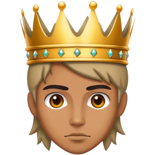 rogue wearing crown emoji
