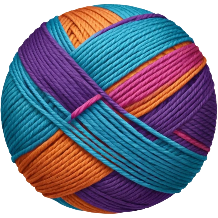 Emotional yarn ball emoji