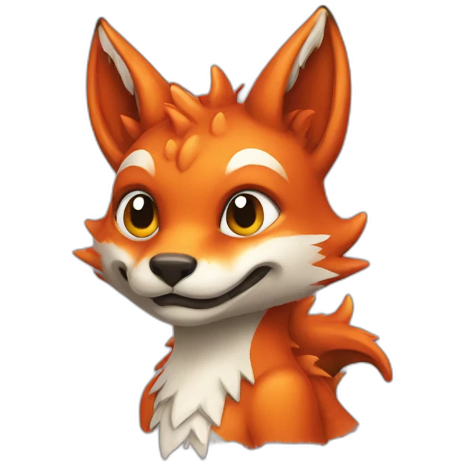 fox dragon emoji