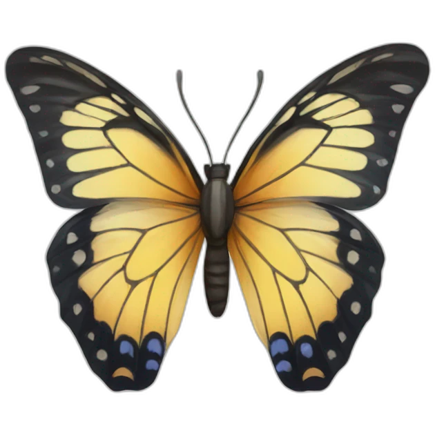 butterfly with a bowtie emoji