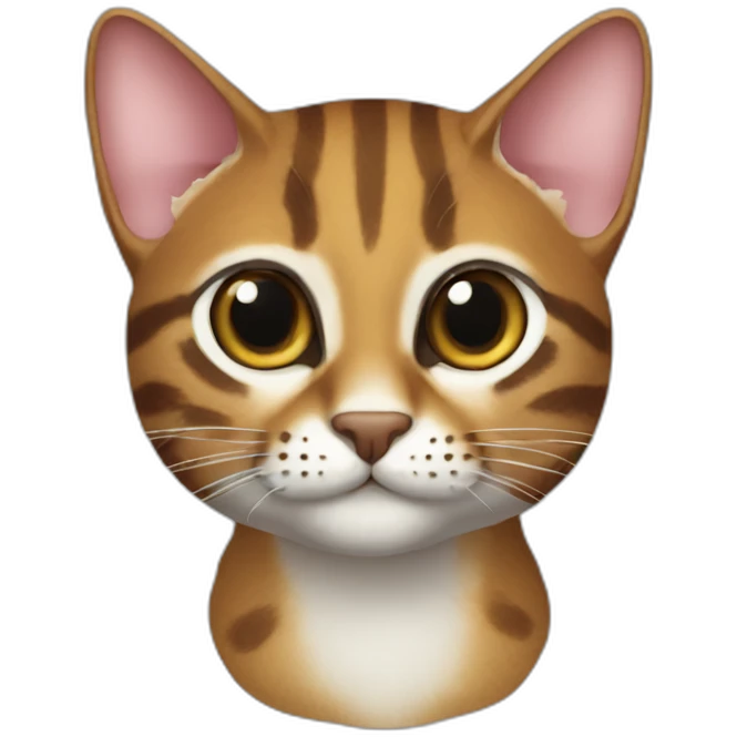 Rusty Spotted Cat emoji