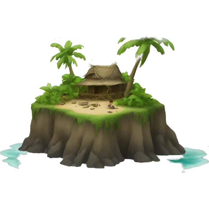 deserted island emoji
