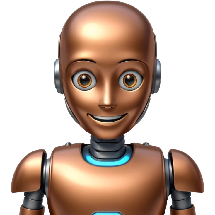 smiling humanoid robot emoji